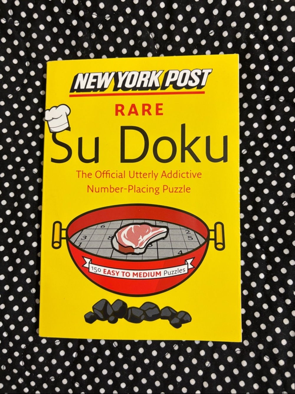 Rare Su Doku Puzzle Book - Yellow
